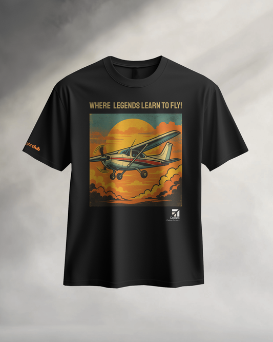Where legends learn to fly Regular Fit T-shirt