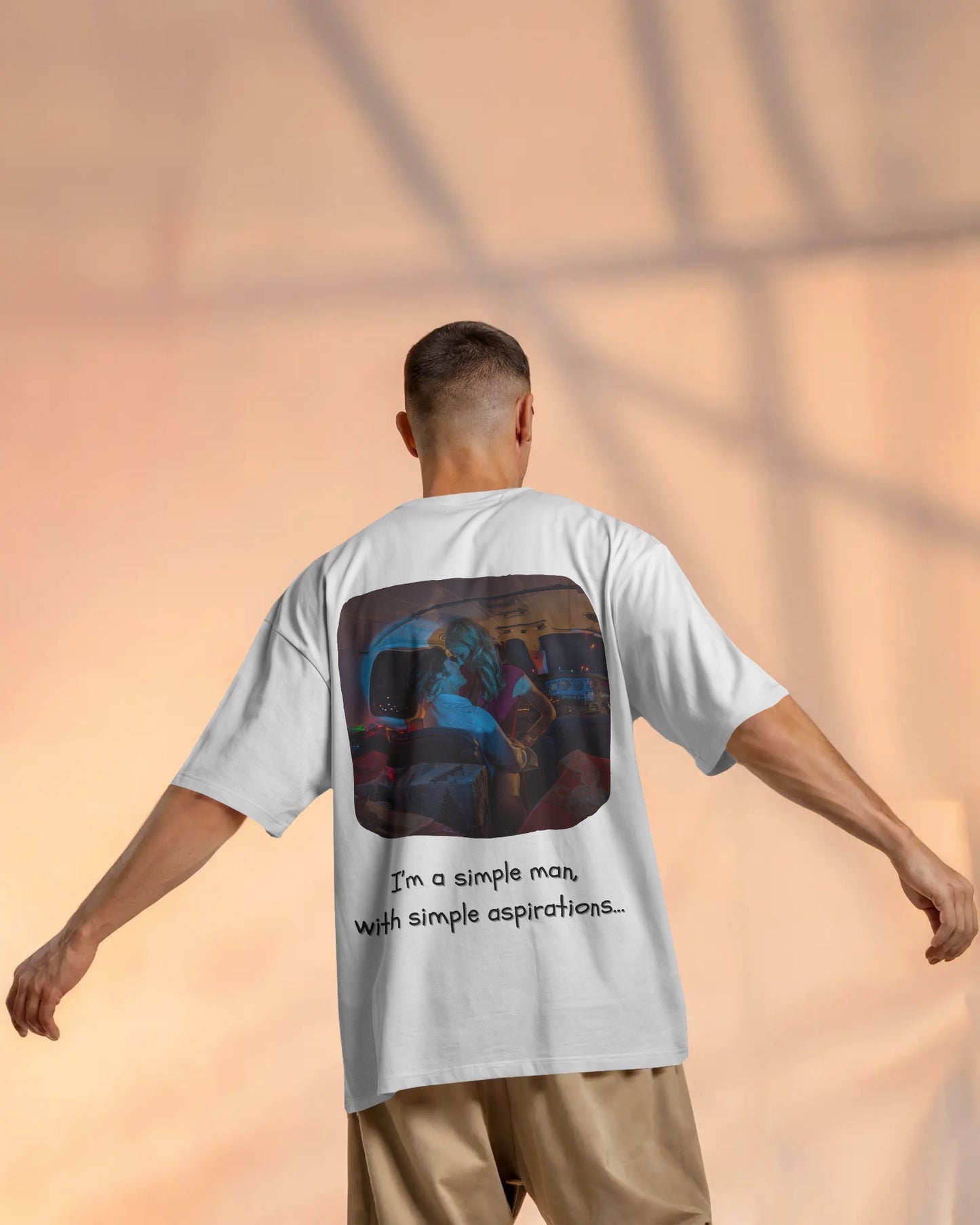 American Made | Simple Man Oversized T-shirt