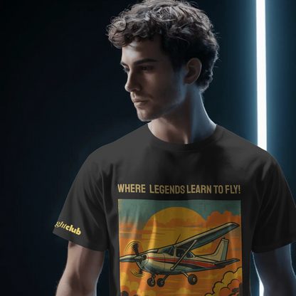 Where legends learn to fly Regular Fit T-shirt
