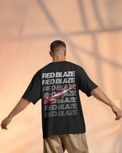 Suryakiran The Red Blaze Oversized T-shirt