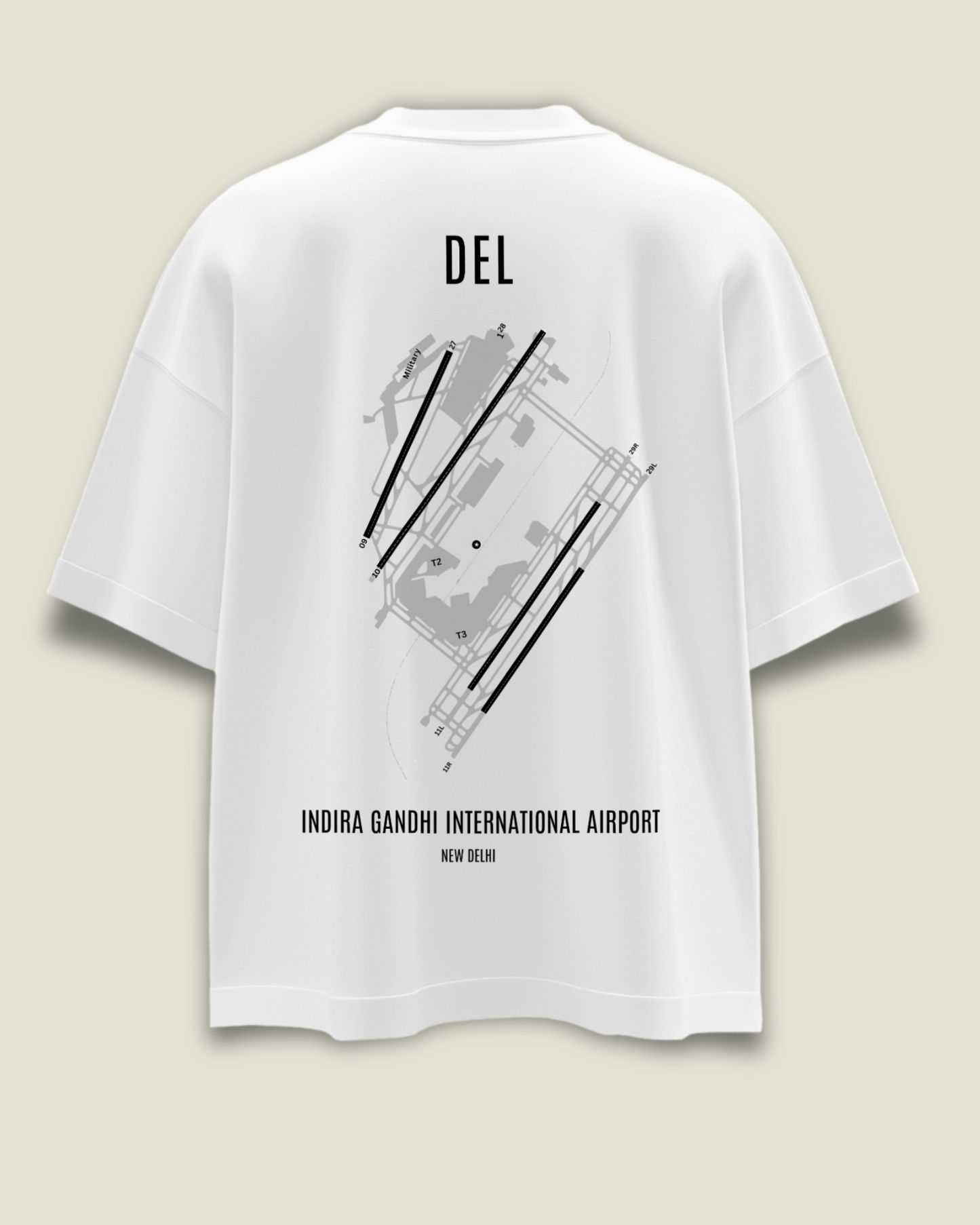 IGI Airport Delhi Oversized T-shirt