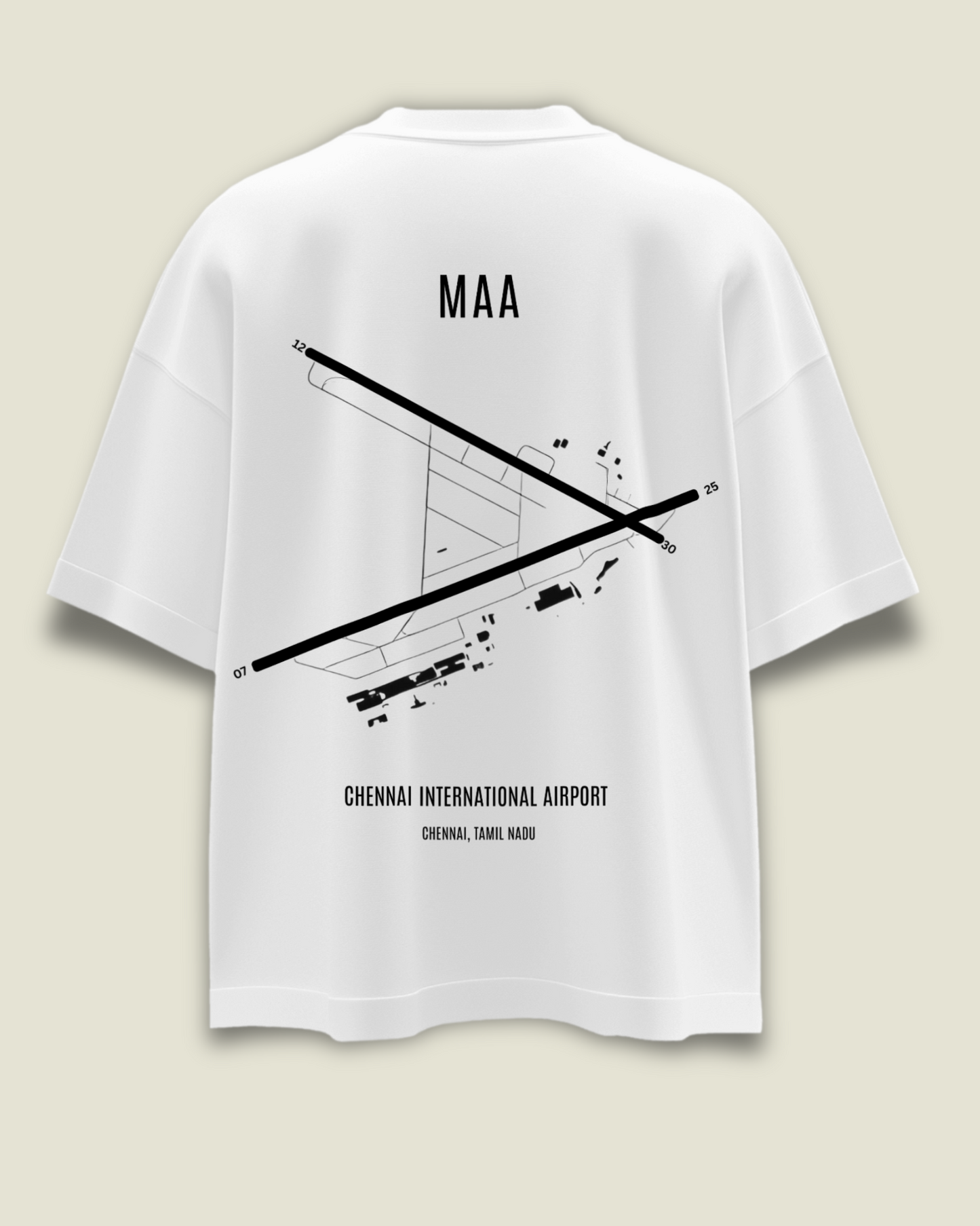 Chennai International Airport | MAA Oversized T-shirt